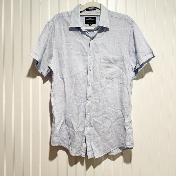 Rodd & Gunn Other - Rodd Gunn Light Blue Linen Button Up Sports Fit Mens Medium